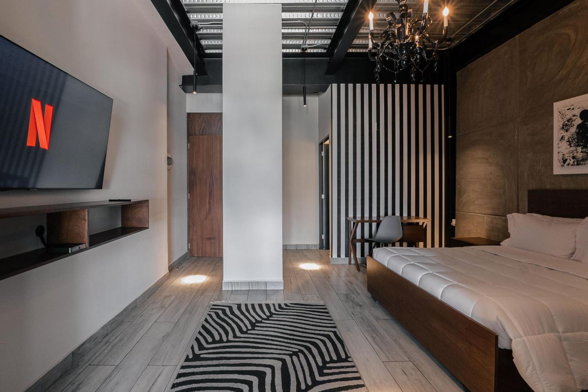 The Striped Loft Modern Elegance In A Centric Location Mexico